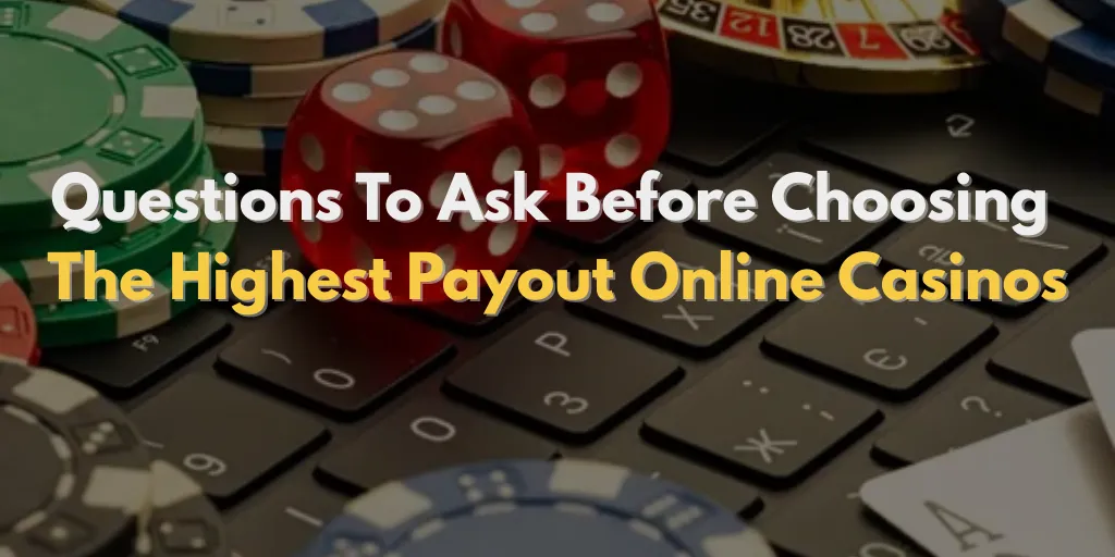 Highest Payout Online Casinos